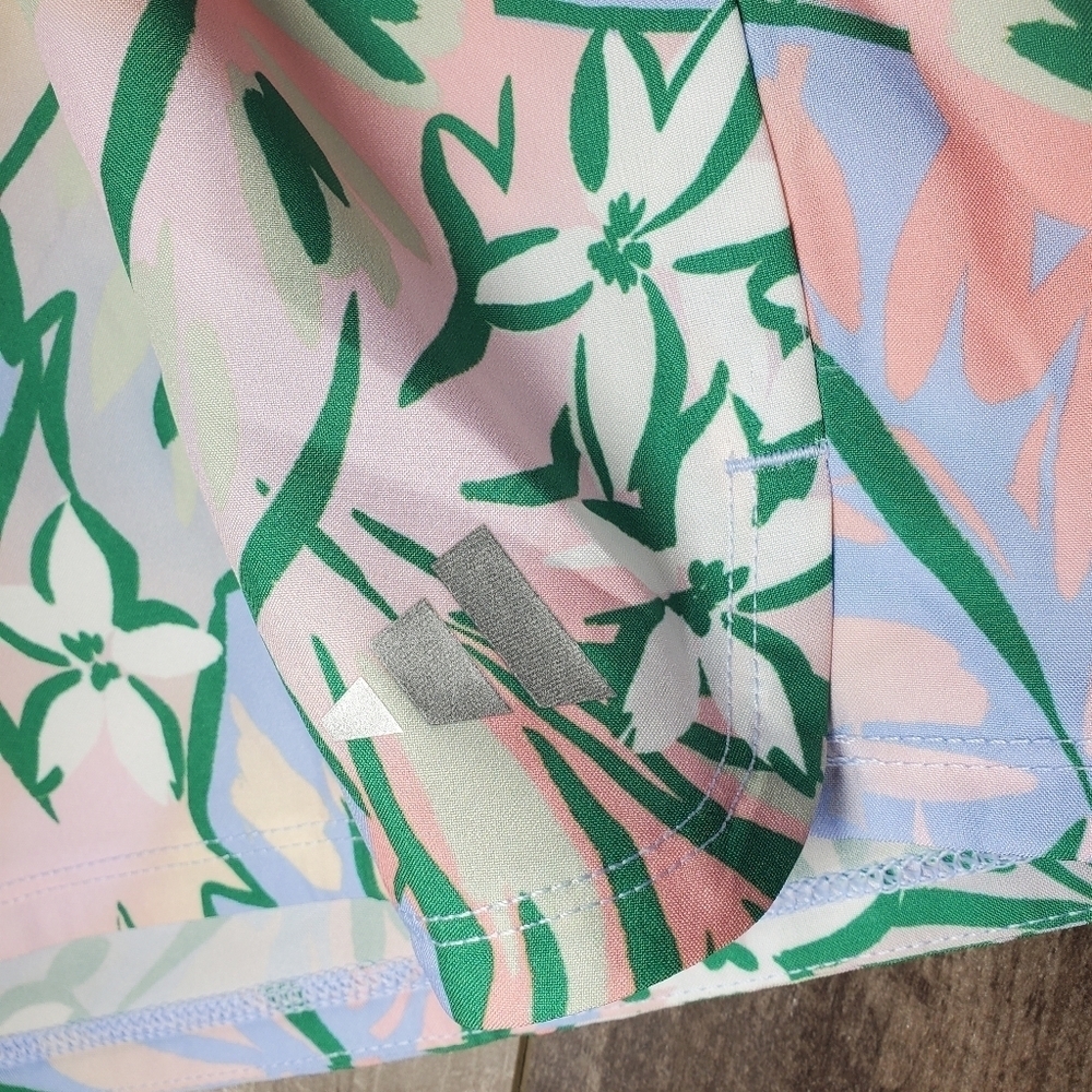 NWT Adidas Aeroready Girls Regular Fit Floral Athletic Shorts Size XL 16 - Picture 8 of 15